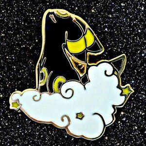 Umbreon Cloudy Morning Pokémon Enamel Pin – Serene Fresh Air Collector Treasure